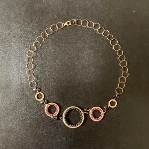 Gold Circle Chain Necklace
